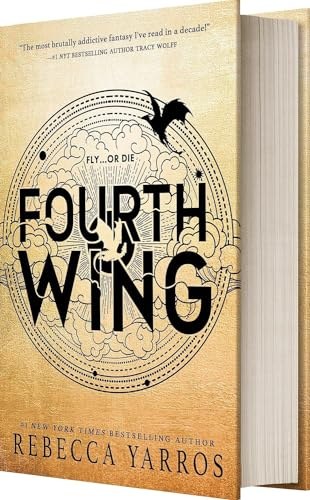 Fourth Wing by Rebecca Yarros book cover